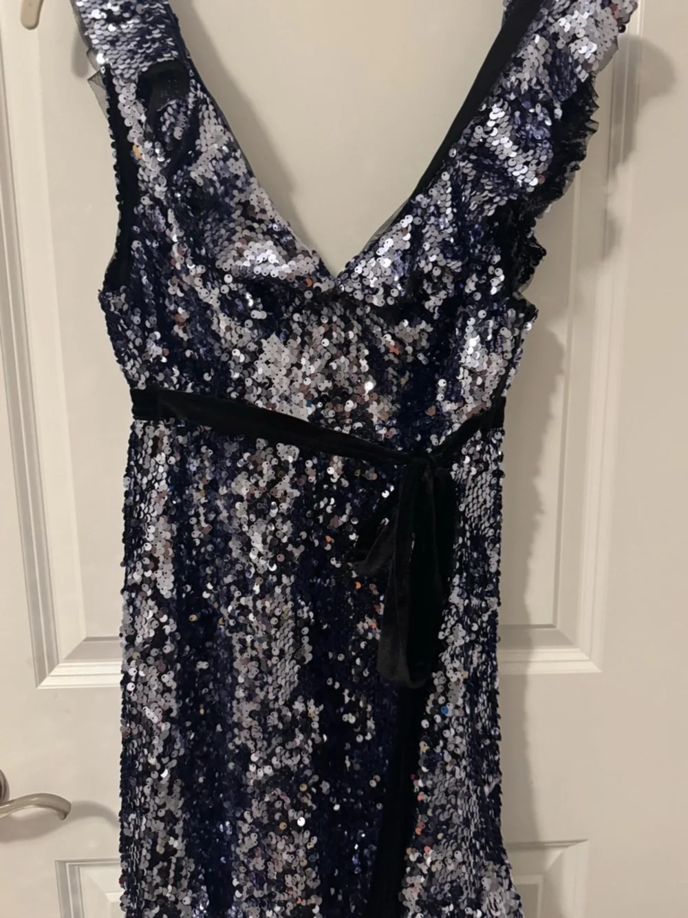 Free People Purple Siren Sequin Dress Size 6 - Picture 8 of 16